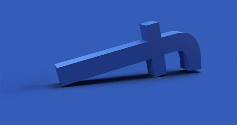 Logo Facebook 3D